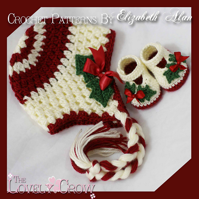 Holly Earflap Beanie and Shoes