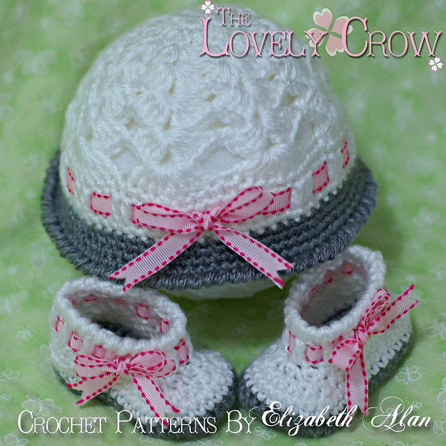My Angel Baby Cloche and Booties
