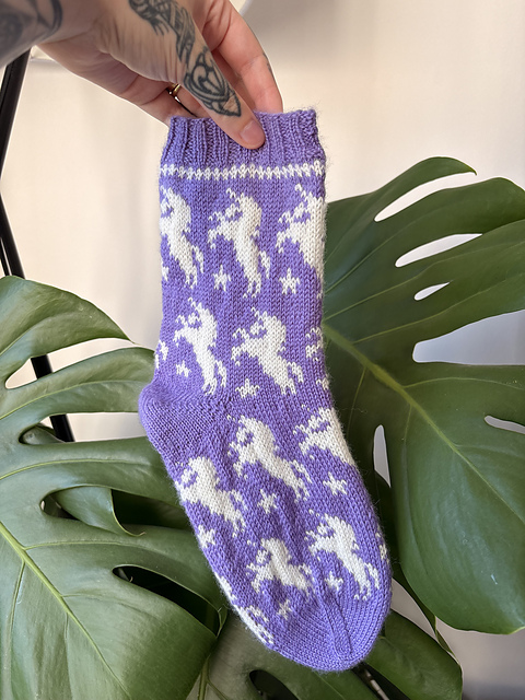 The Amalthea Unicorn Socks