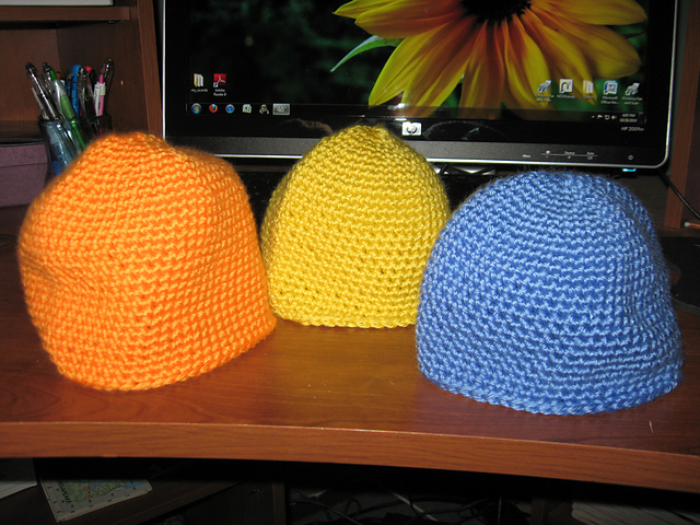 Baby Beanie Cap - Single Crochet