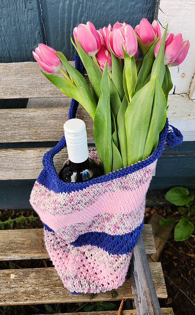 Striped Market Bag