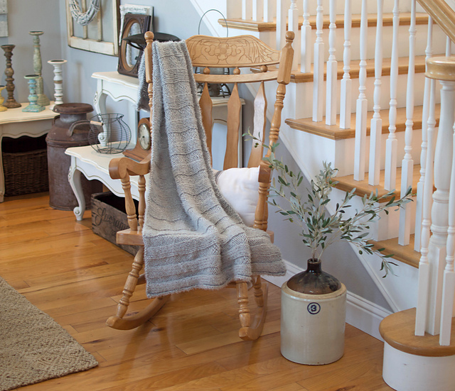 Hygge Knitted Throw Blanket