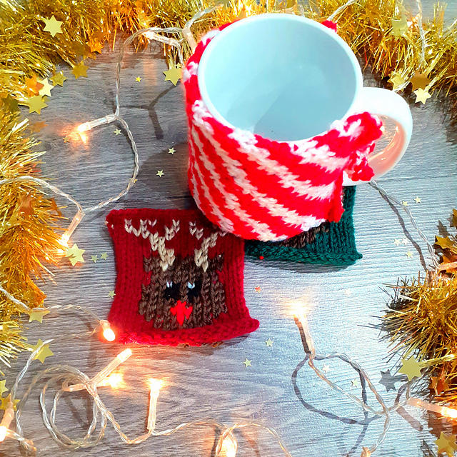 Rockin' Reindeer Coasters