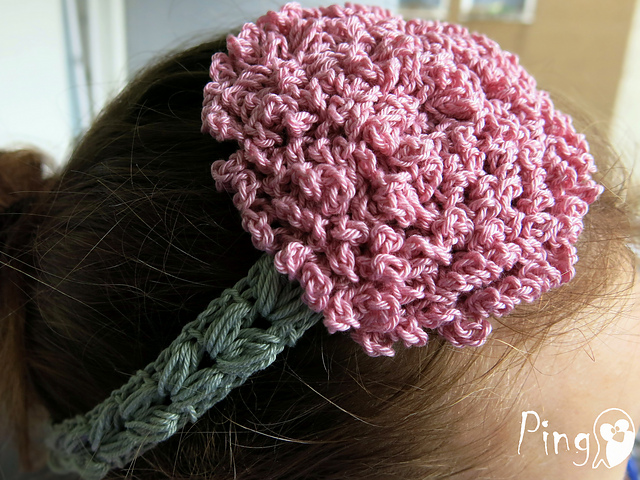 Ruffle Flower Headband