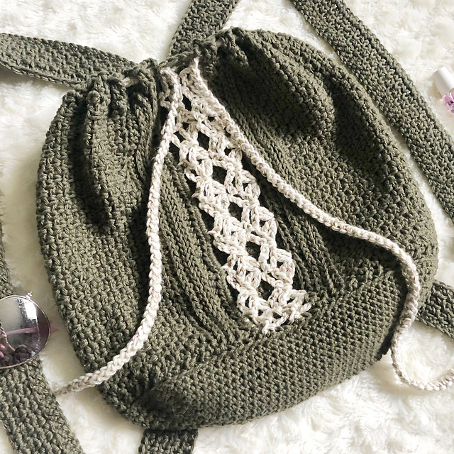 Linen and Lace Backpack