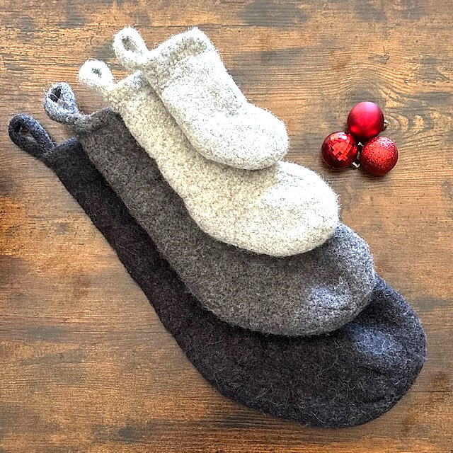 Ravelry Favourite Felted Stocking pattern by Katie Pomper