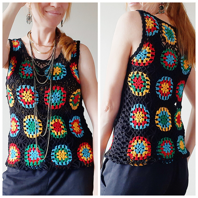 Easy breezy patchwork top.