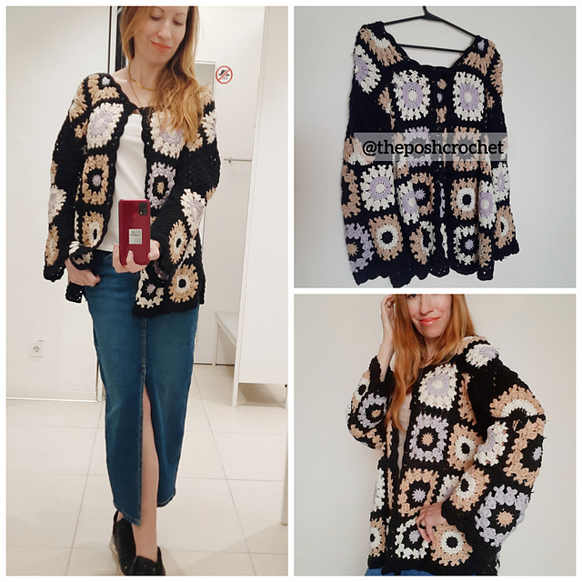 Granny Square Cozy Cardigan