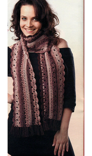 Multicolor Lace Warm Scarf
