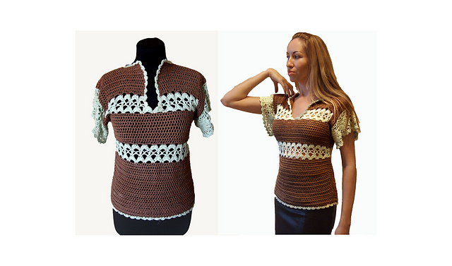 Summer lace fantasy top.
