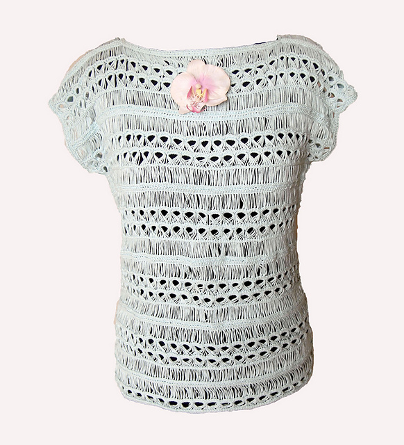 Summer meshed top.