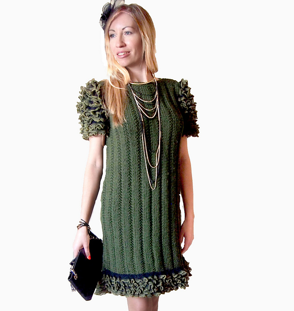 Romantik ribbed dress
