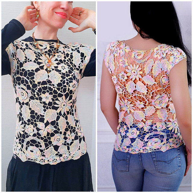 Irish Lace Top Cover Up Desire.