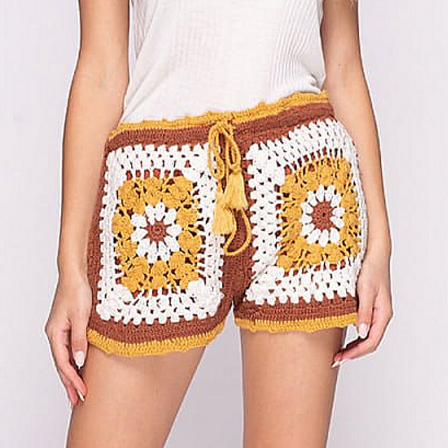 Ravelry: Easy Breezy G Square Shorts pattern by ThePoshCrochet