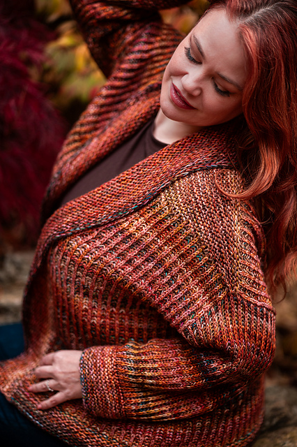 Ravelry: ThePurledBird's Hearthside Cardigan Sample Knit