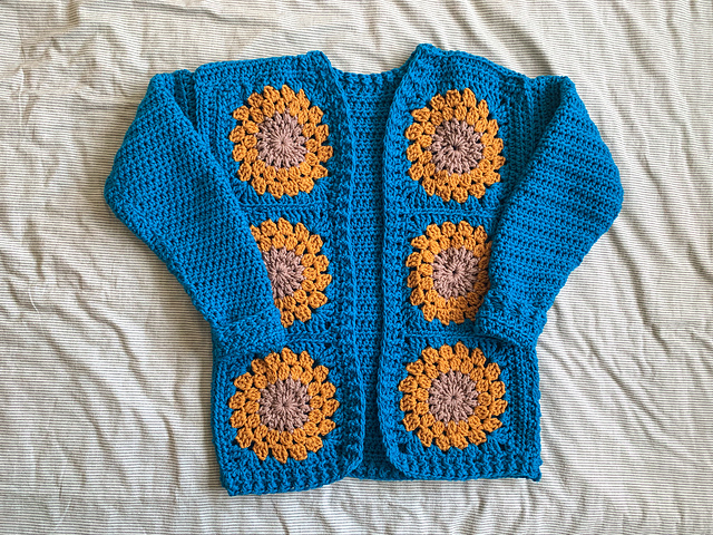 Adult Sunflower Cardigan
