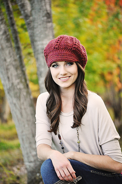 Ravelry: Gigi Newsboy Hat pattern by Viktoria Gogolak