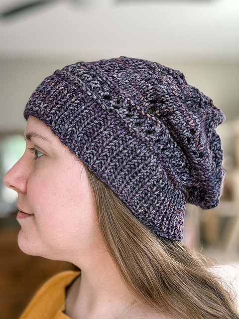 Beginner Slouchy Lace Hat