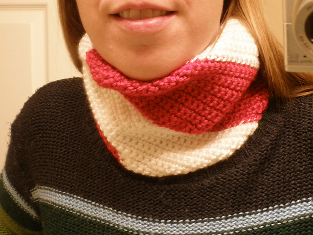 Candy Cane Cowl