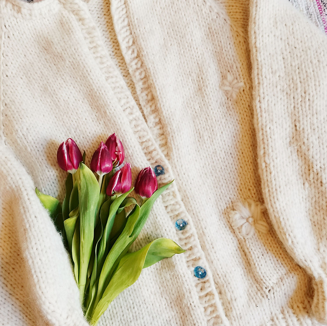 Coral Cardigan