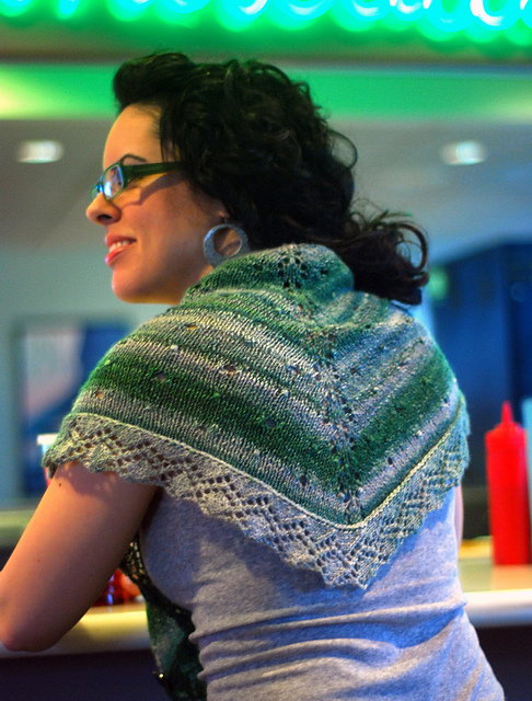 Limeade Fizz Shawl & Shawlette