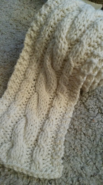 Lee's Cabled Scarf