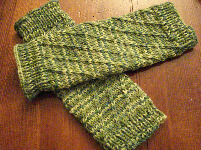 Spiral Baby Legwarmers