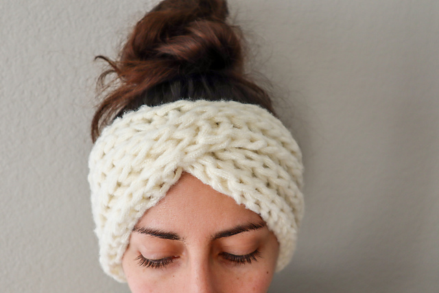 Brioche Twist Ear Warmer