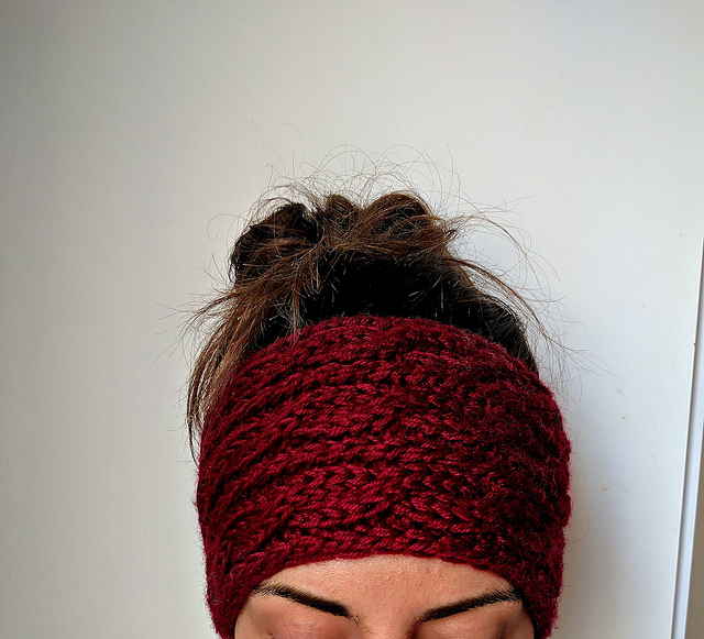 Cable Lover's Ear Warmer
