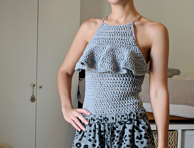 Flirty Ruffle Halter
