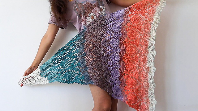 Pineapple Shawl