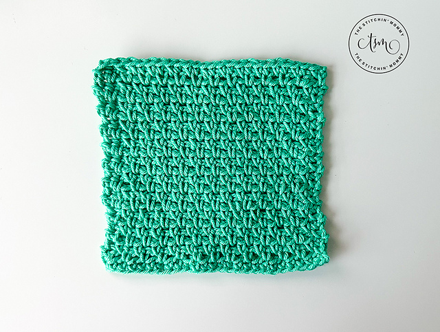 Seed Stitch Washcloth