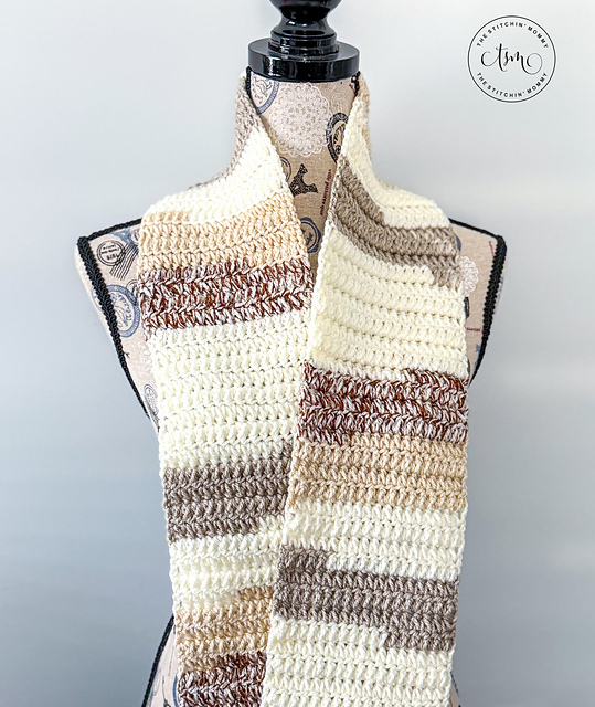 Cinnamon Latte Scarf