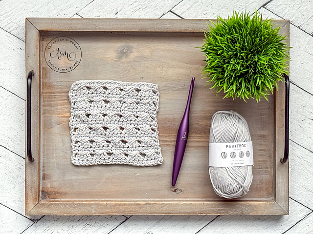 Cable Stitch Dishcloth