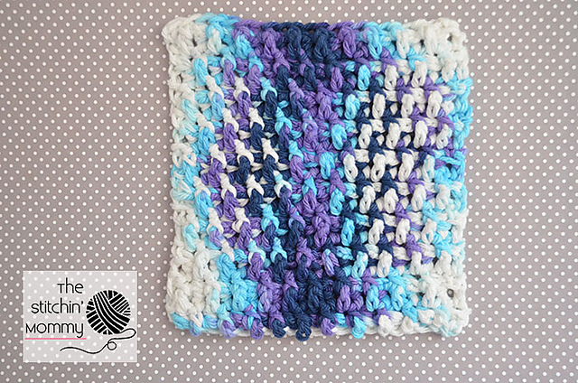 Crinkle Stitch Dishcloth