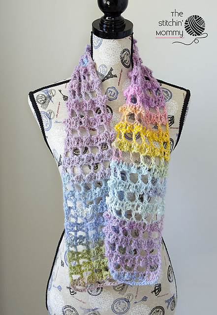 Lacy Picots Scarf