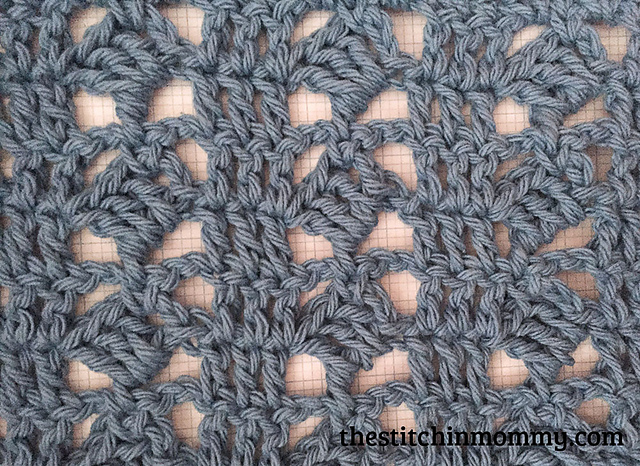 Tipped Blocks Afghan Square