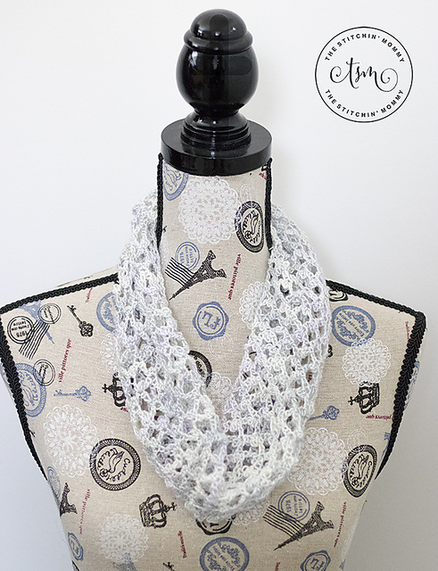 Diamond Picot Lace Cowl