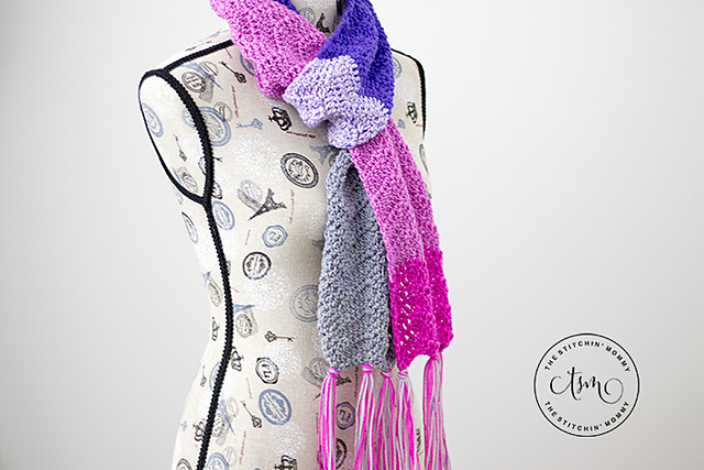 Icing on Top Ripple Scarf