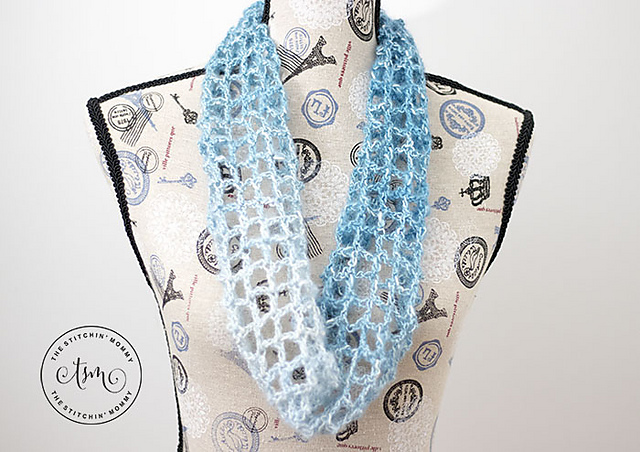 Blue Lace Cowl