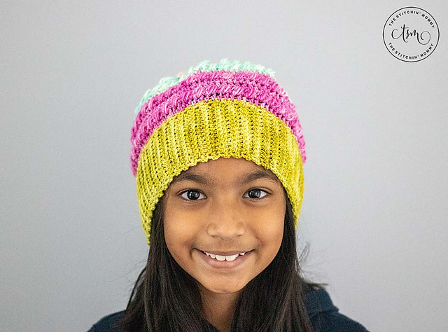 Azalea Puff Stitch Hat