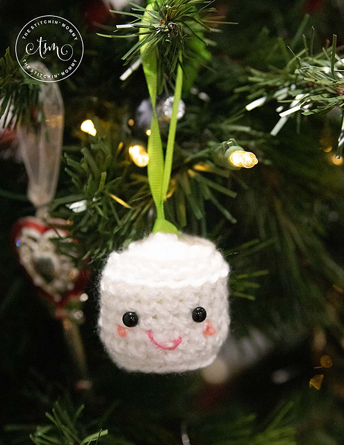 Mini Marshmallow Ornament
