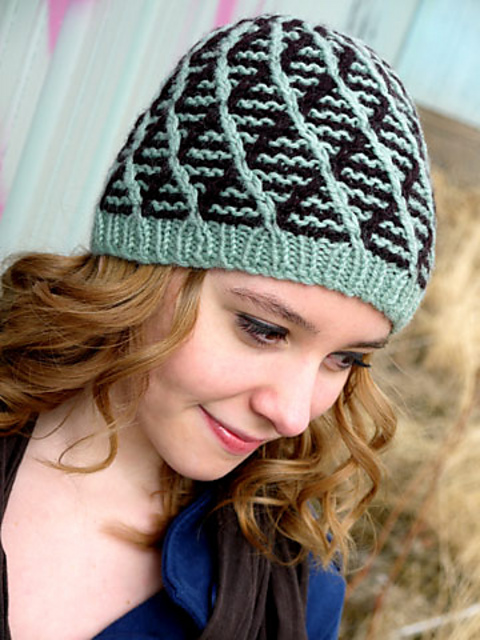 Mint Chocolate Beanie (Knit)