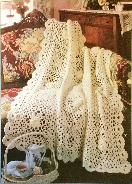 White Roses Afghan