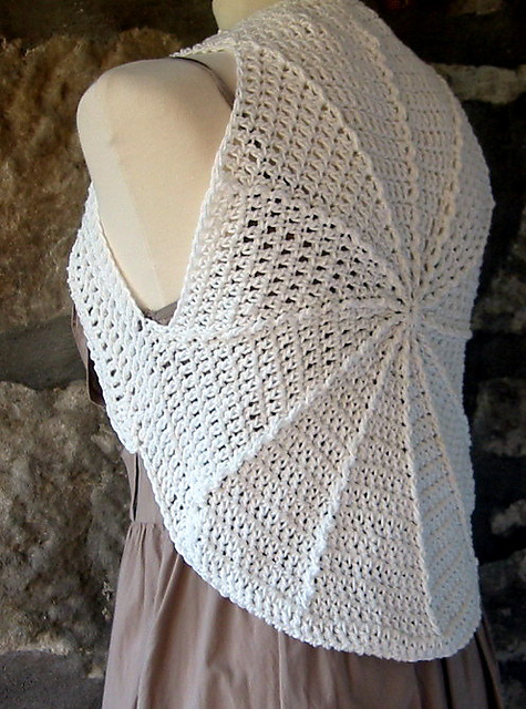 Circular Ribbed Shrug