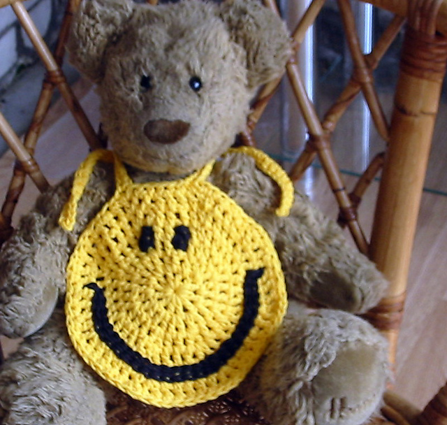 Sunshine Smiley Bib