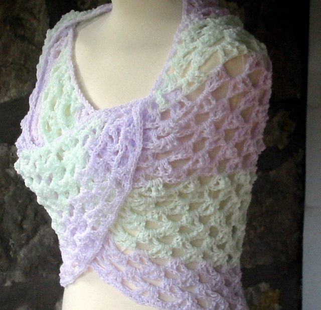 Forget-Me-Not Comfort Shawl