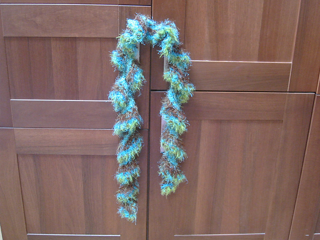 Vibrant Corkscrew Scarf