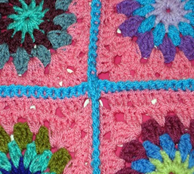 Ravelry How to Crochet Granny Squares Together pattern by The Sunroomuk