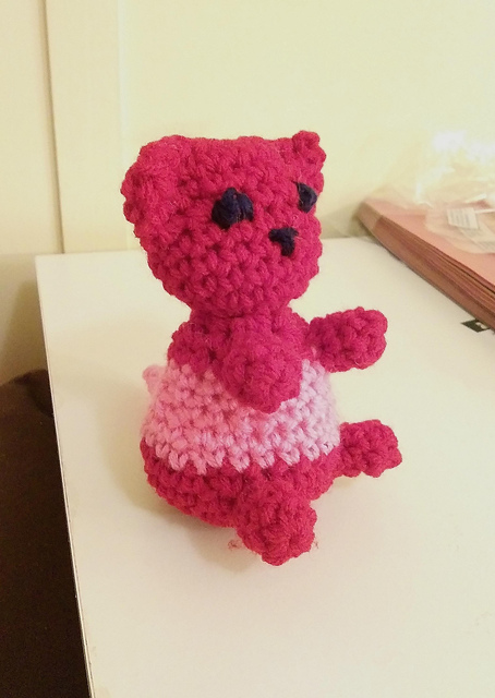 Tiny Amigurumi Kitty Plushie